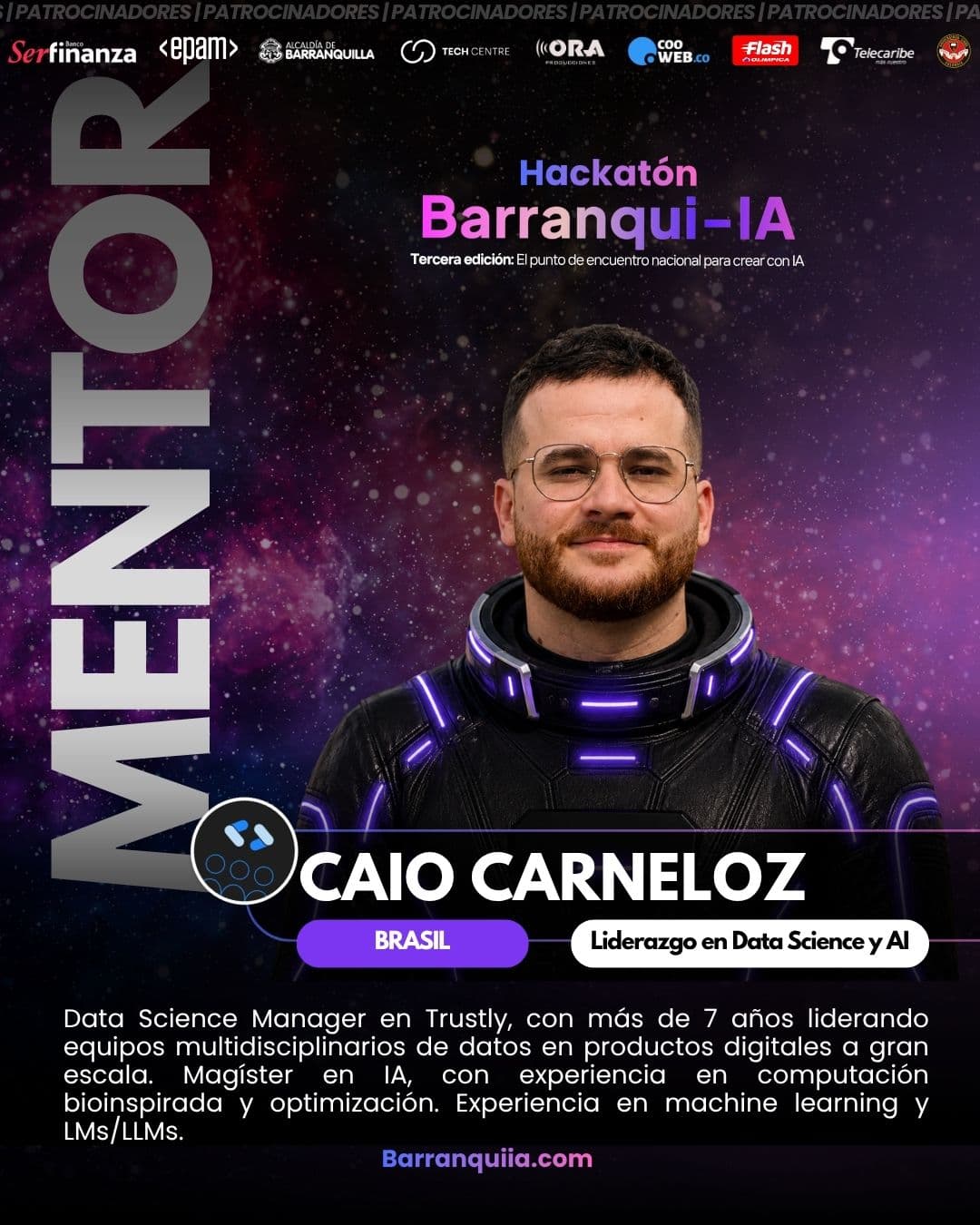 Tarjeta de mentor de Caio Carneloz