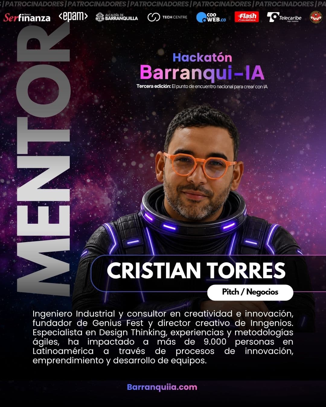 Tarjeta de mentor de Cristian Torres