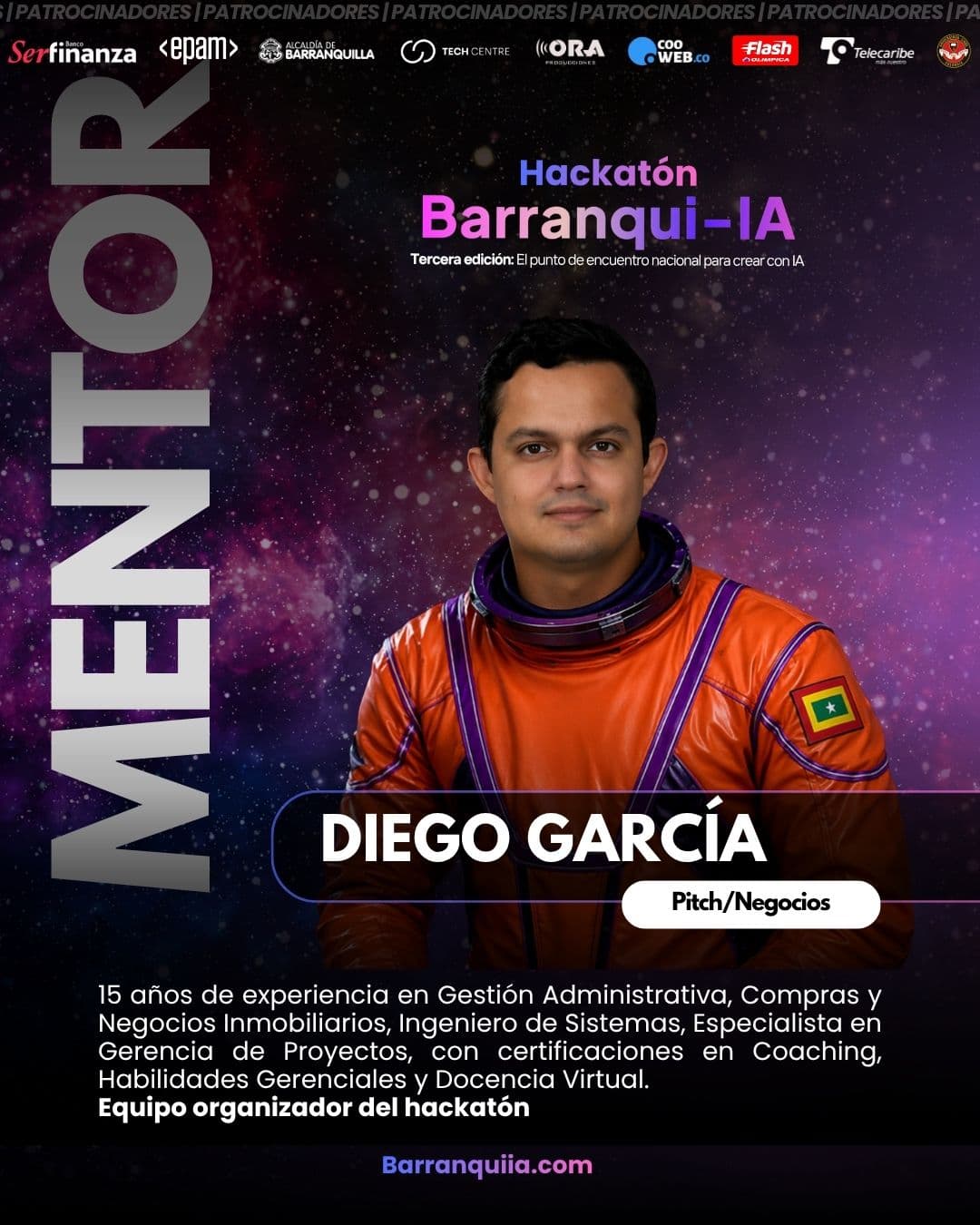 Tarjeta de mentor de Diego García