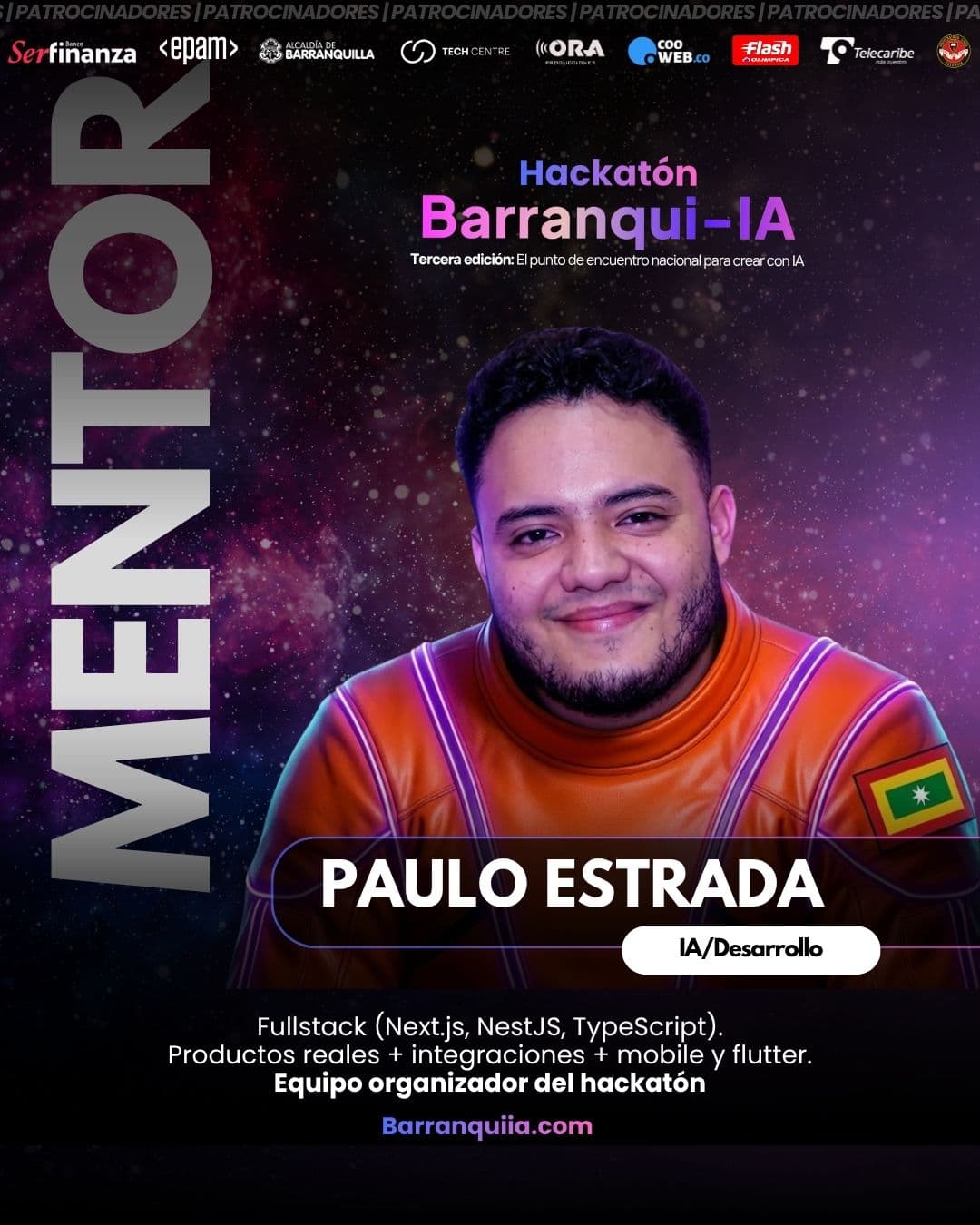 Tarjeta de mentor de Paulo Estrada