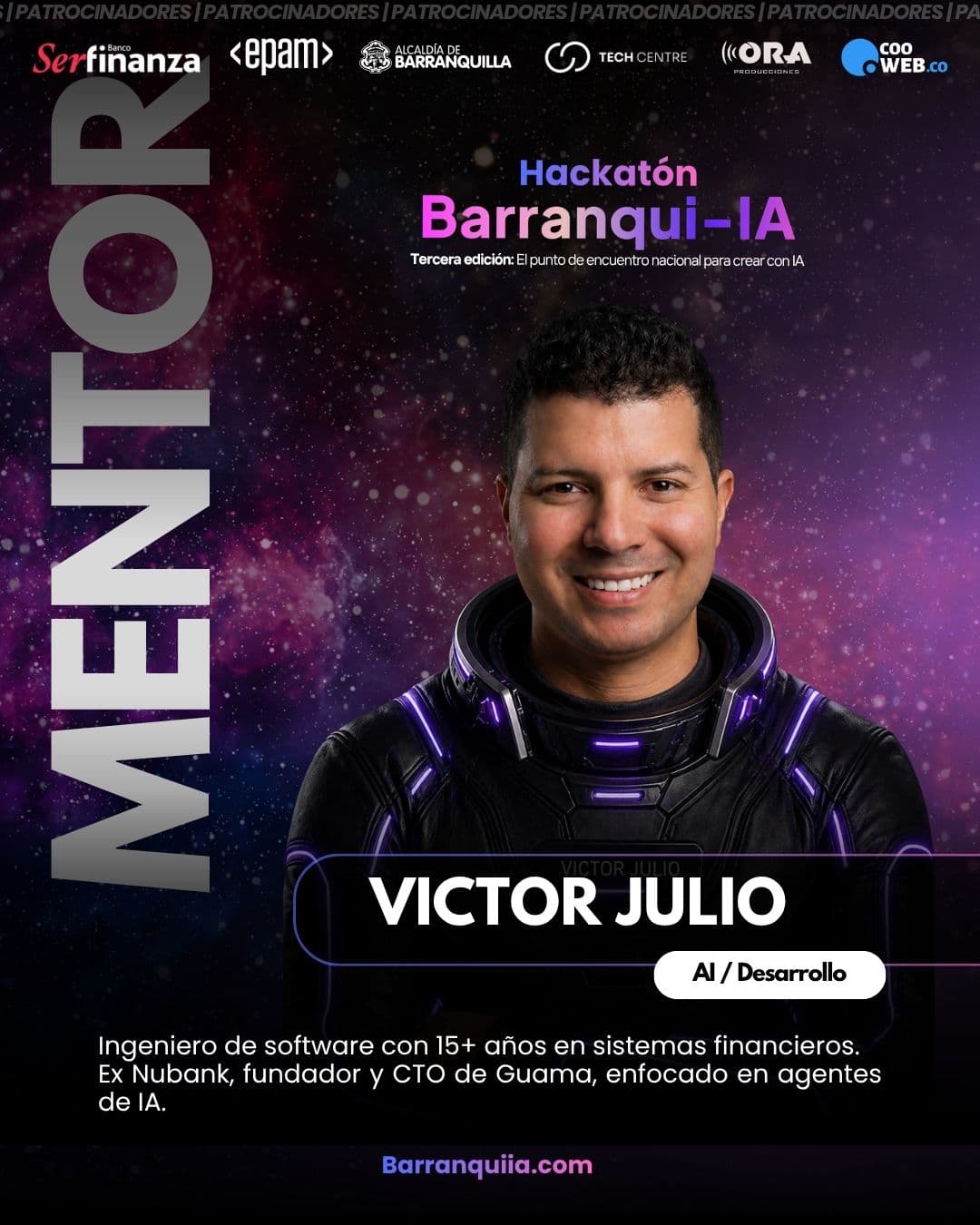 Tarjeta de mentor de Victor Julio