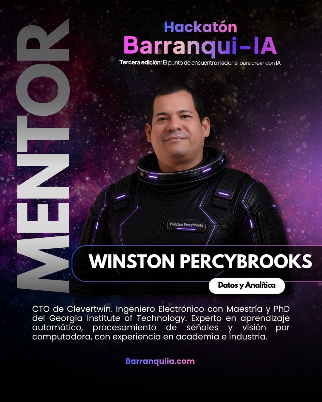 Tarjeta de mentor de Winston Percybrooks