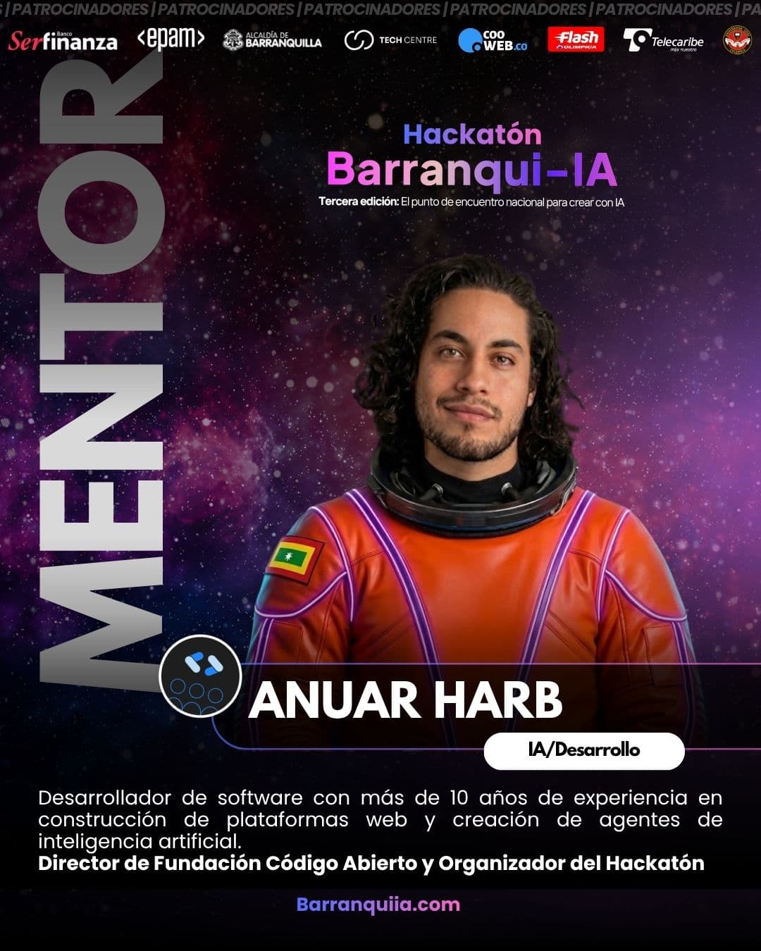 Tarjeta de mentor de Anuar Harb